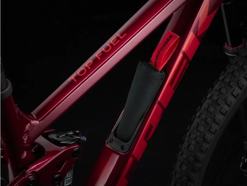 Trek Top Fuel 8 GX AXS Full Suspension Mountain Bike 2025 in Crimson-6